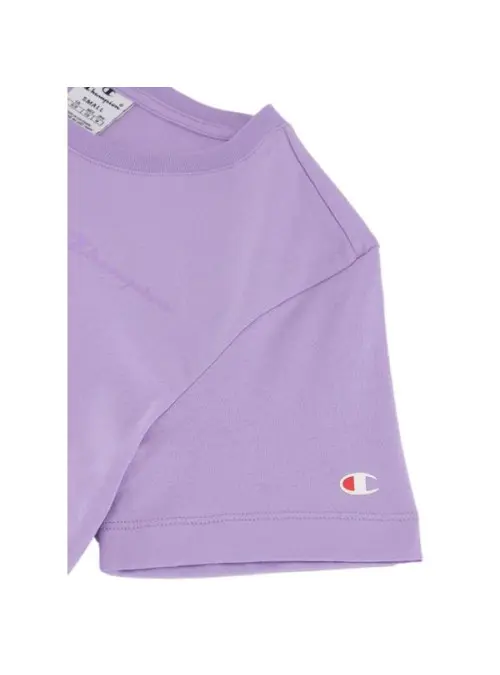Champion Damski T-shirt Crewneck T-shirt 114912VS022 Fioletowy | Sklep Monotox