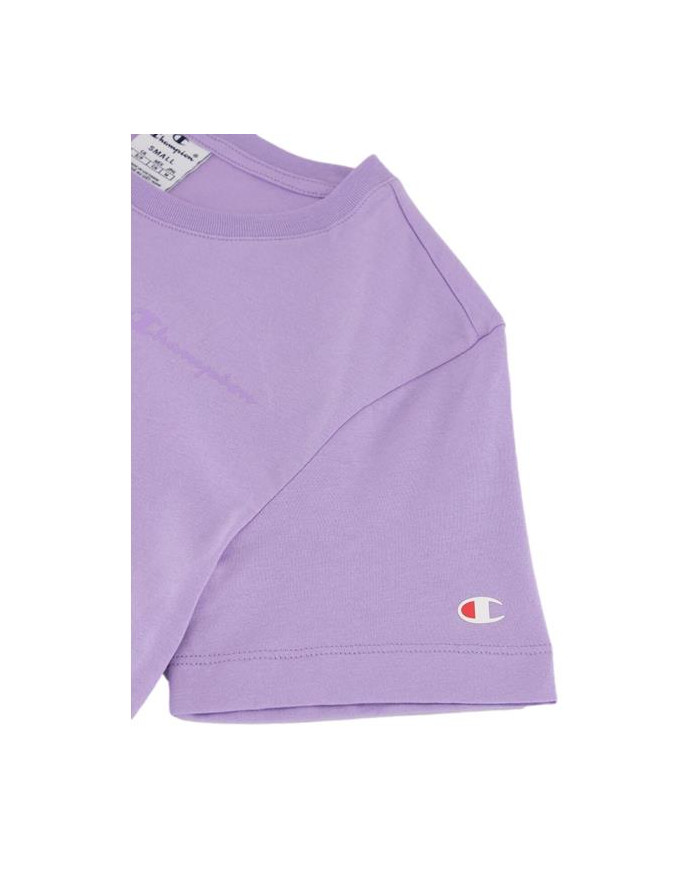 Champion Damski T-shirt Crewneck T-shirt 114912VS022 Fioletowy | Sklep Monotox