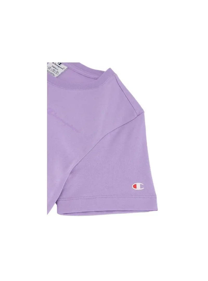 Champion Damski T-shirt Crewneck T-shirt 114912VS022 Fioletowy | Sklep Monotox