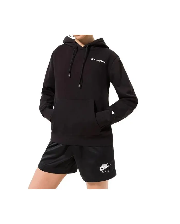 Champion Damska Bluza Hooded Sweatshirt 115395KK001 Czarny | Sklep Monotox