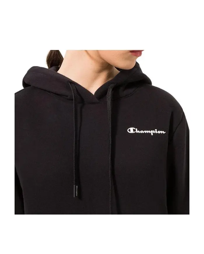 Champion Damska Bluza Hooded Sweatshirt 115395KK001 Czarny | Sklep Monotox