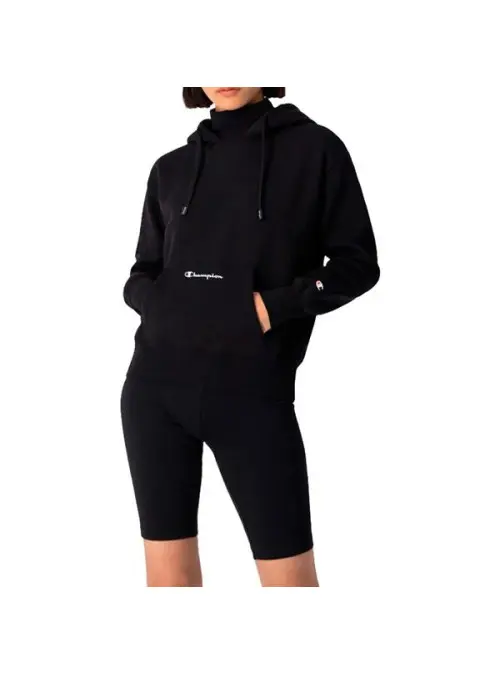 Champion Damska Bluza Hooded Sweatshirt 115396KK001 Czarny | Sklep Monotox