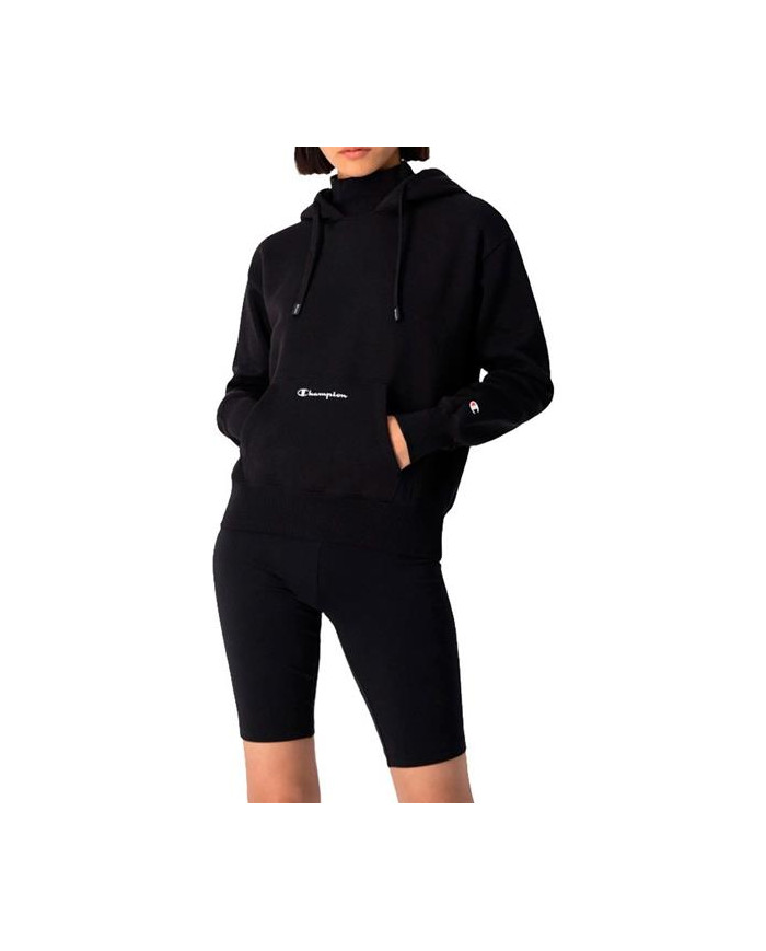 Champion Damska Bluza Hooded Sweatshirt 115396KK001 Czarny | Sklep Monotox