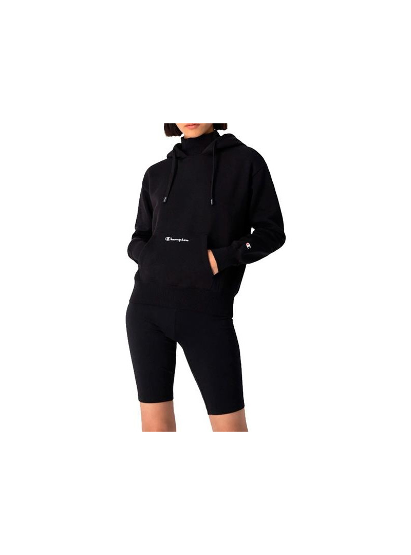 Champion Damska Bluza Hooded Sweatshirt 115396KK001 Czarny | Sklep Monotox