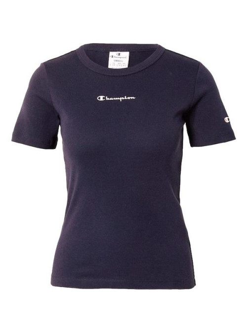 Champion Damski T-shirt Crewneck T-shirt 115430BS501 Granatowy | Sklep Monotox