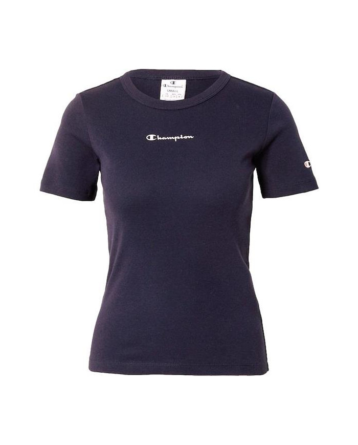 Champion Damski T-shirt Crewneck T-shirt 115430BS501 Granatowy | Sklep Monotox