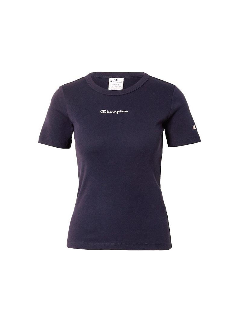 Champion Damski T-shirt Crewneck T-shirt 115430BS501 Granatowy | Sklep Monotox