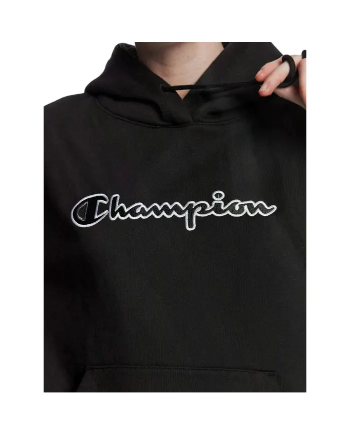 Champion Damska Bluza Hooded Sweatshirt 115477KK001 Czarny | Sklep Monotox