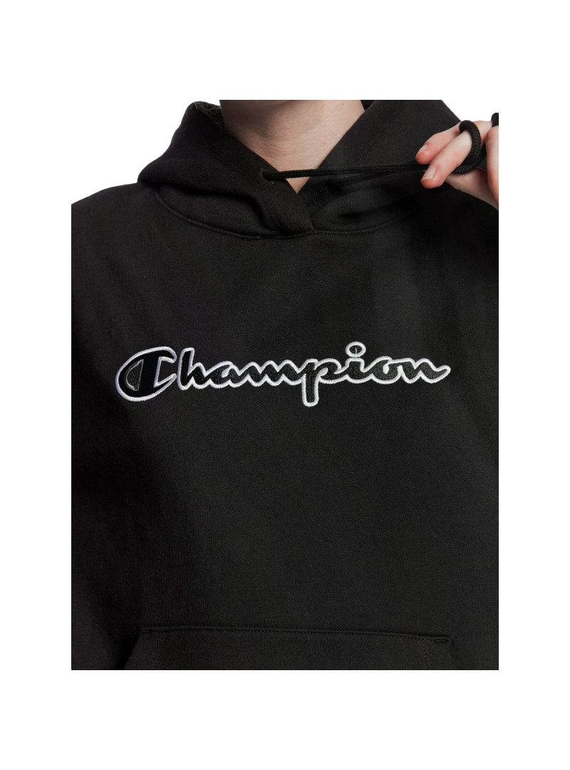 Champion Damska Bluza Hooded Sweatshirt 115477KK001 Czarny | Sklep Monotox