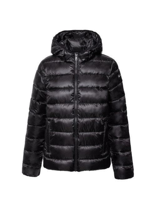 Champion Damska Kurtka Hooded Polyfilled Jacket 115750KK001 Czarny | Sklep Monotox