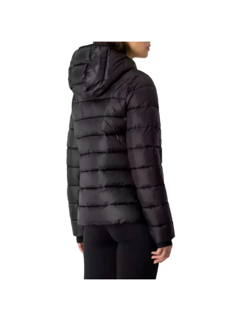 Champion Damska Kurtka Hooded Polyfilled Jacket 115750KK001 Czarny | Sklep Monotox