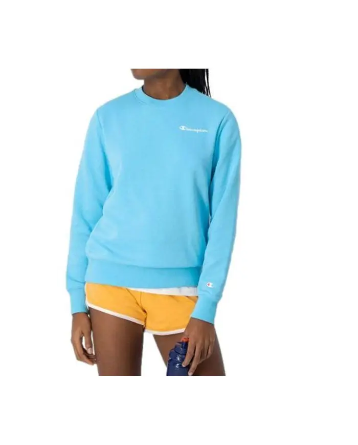 Champion Damska Bluza Crewneck Sweatshirt 116093BS128 Niebieski | Sklep Monotox