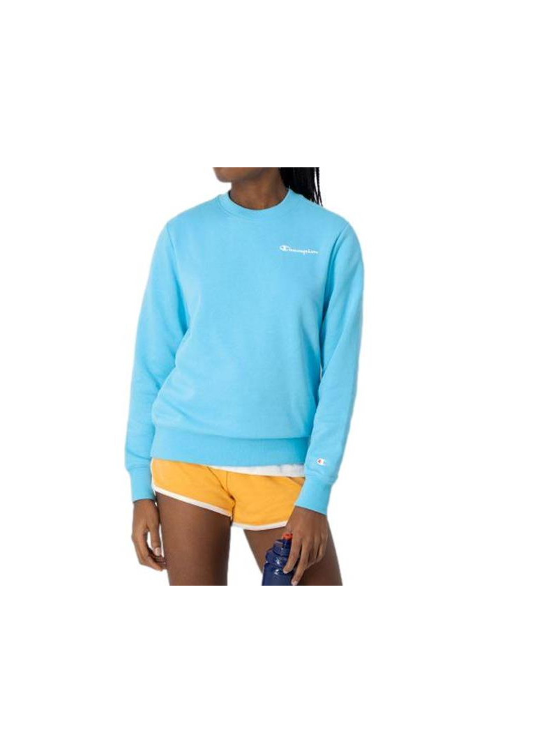 Champion Damska Bluza Crewneck Sweatshirt 116093BS128 Niebieski | Sklep Monotox