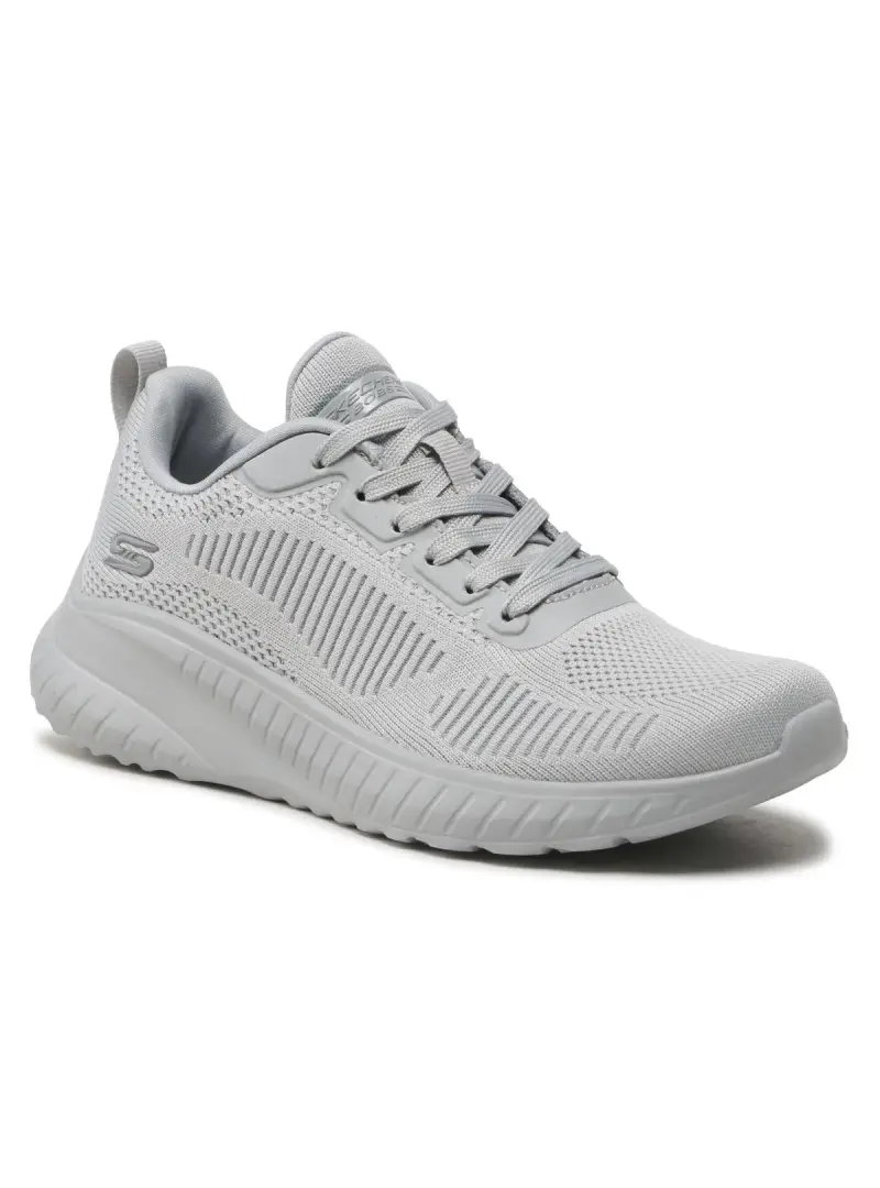 Skechers Damskie Sneakersy Bobs Squad Chaos Face Off 117209LTGY Szary | Sklep Monotox