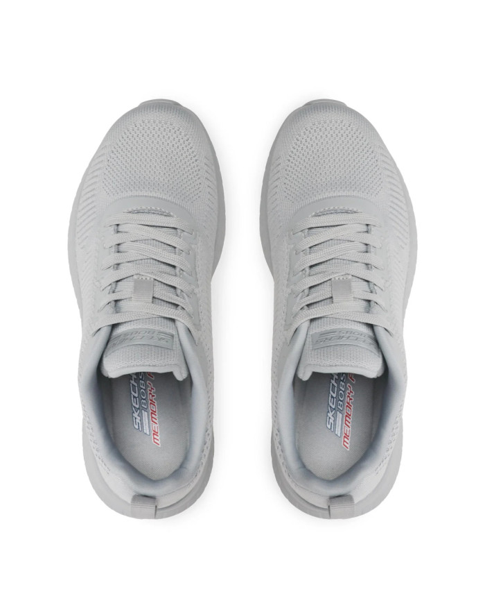 Skechers Damskie Sneakersy Bobs Squad Chaos Face Off 117209LTGY Szary | Sklep Monotox