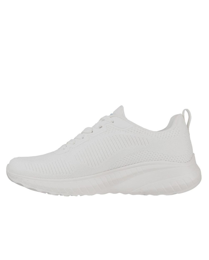 Skechers Damskie Sneakersy Bobs Squad Chaos Face Off 117209OFWT Biały | Sklep Monotox