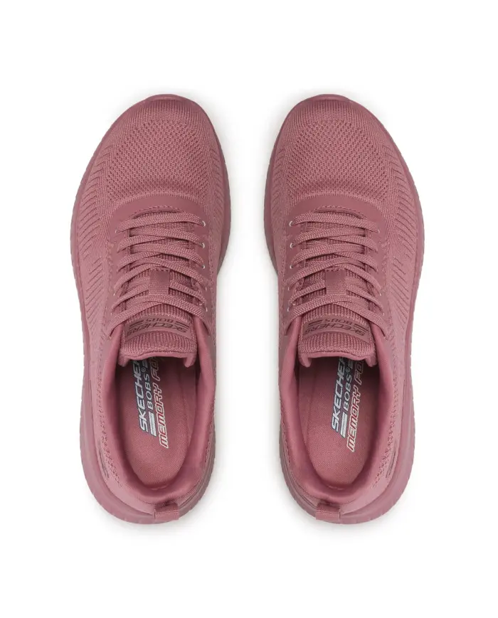 Skechers Damskie Sneakersy Bobs Squad Chaos Face Off 117209RAS Różowy | Sklep Monotox