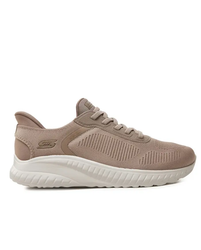 Skechers Damskie Sneakersy Bobs Squad Chaos Current Muse 117497TPE Beżowy | Sklep Monotox