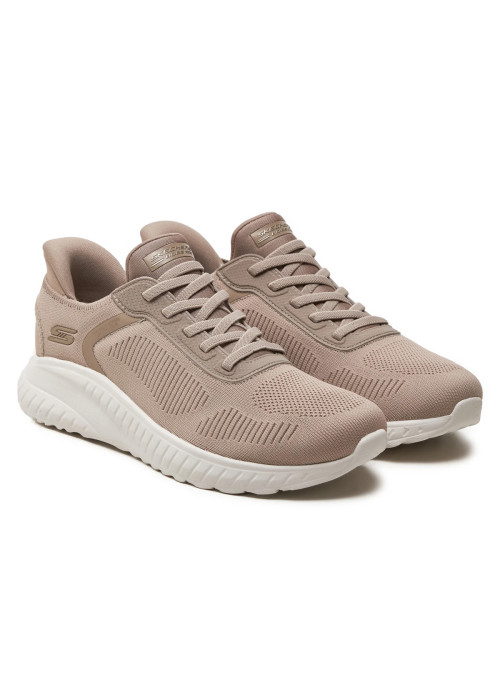 Skechers Damskie Sneakersy Bobs Squad Chaos Current Muse 117497TPE Beżowy | Sklep Monotox