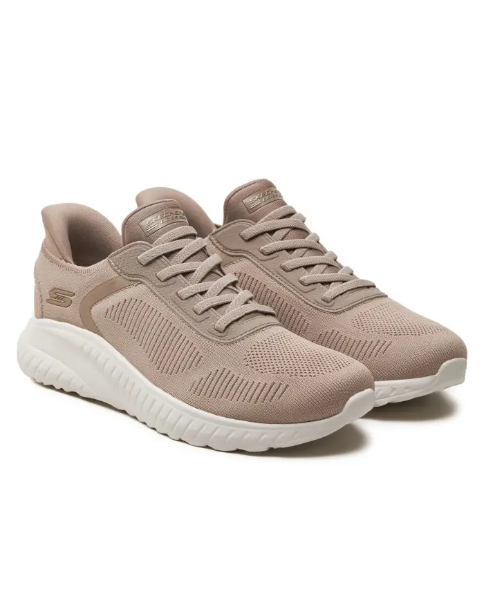 Skechers Damskie Sneakersy Bobs Squad Chaos Current Muse 117497TPE Beżowy | Sklep Monotox