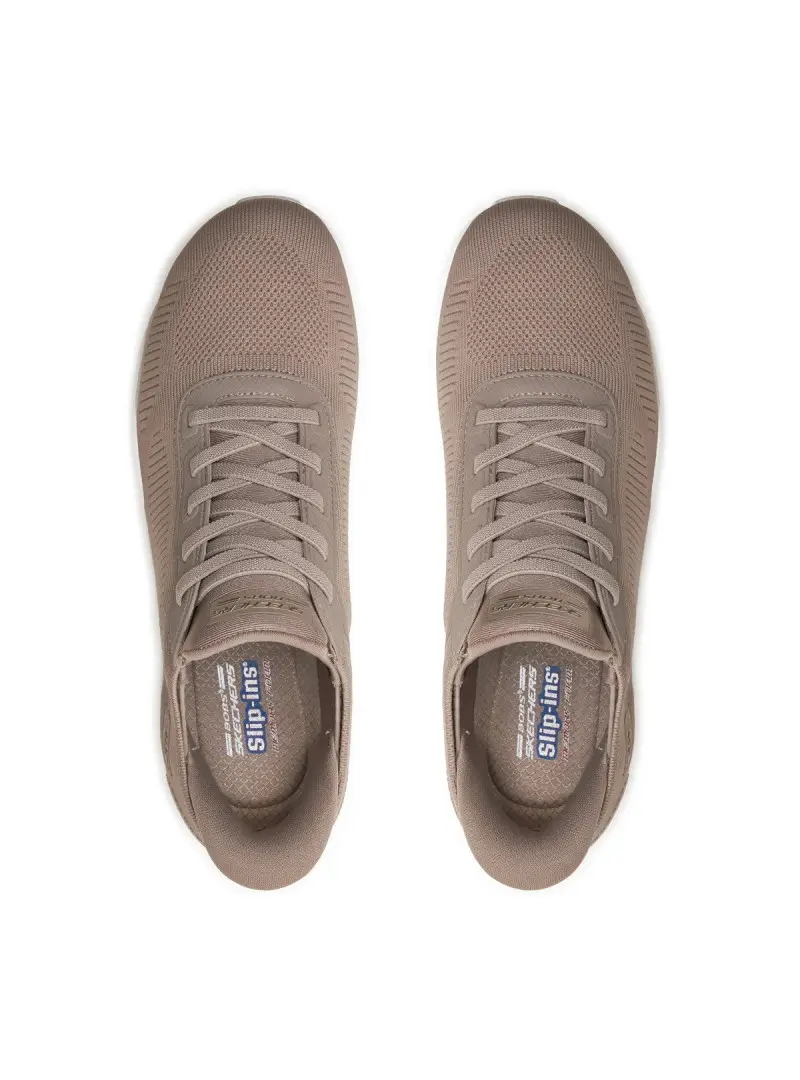 Skechers Damskie Sneakersy Bobs Squad Chaos Current Muse 117497TPE Beżowy | Sklep Monotox