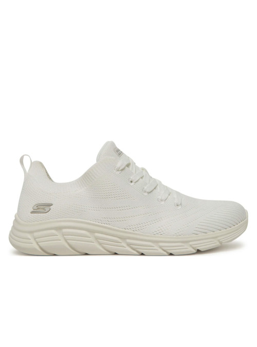 Skechers Damskie Sneakersy BOBS B Flex Lo Graceful Stride 117591WHT Biały | Sklep Monotox