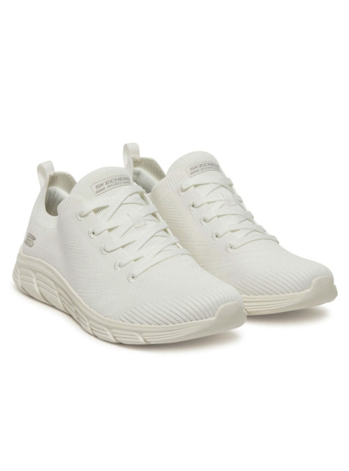 Skechers Damskie Sneakersy BOBS B Flex Lo Graceful Stride 117591WHT Biały | Sklep Monotox
