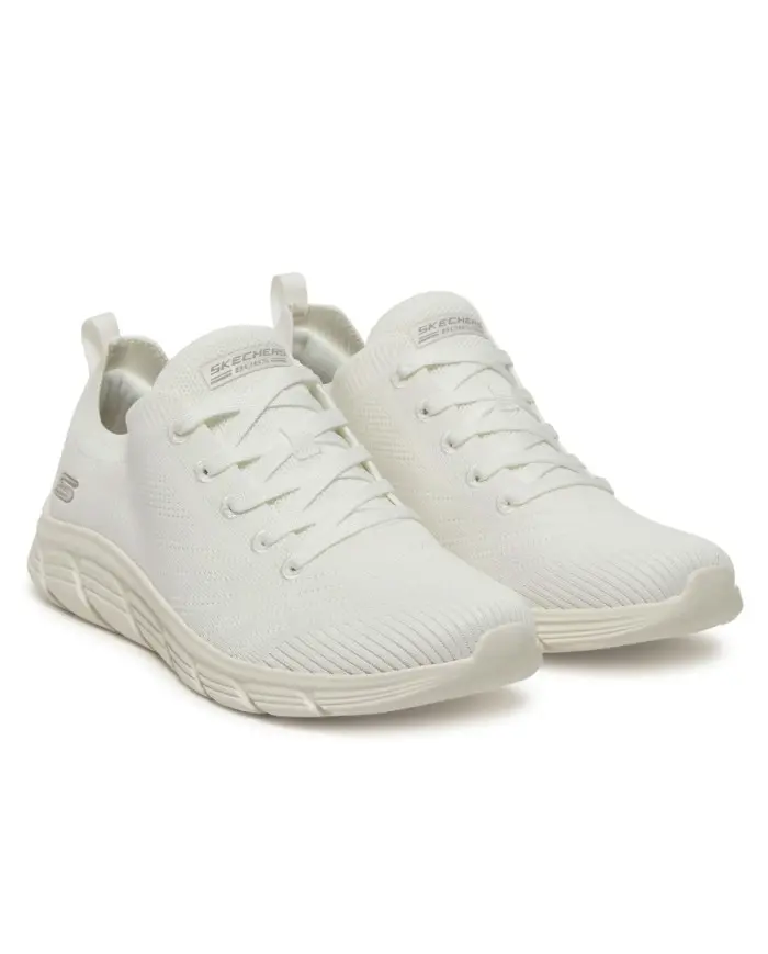 Skechers Damskie Sneakersy BOBS B Flex Lo Graceful Stride 117591WHT Biały | Sklep Monotox