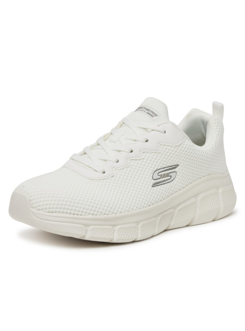 Skechers Męskie Sneakersy Bobs B Flex Chill Edge 118106OFWT Biały | Sklep Monotox