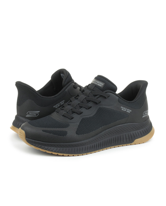 Skechers Męskie Sneakersy Bobs Squad 4 118423BBK Czarny | Sklep Monotox
