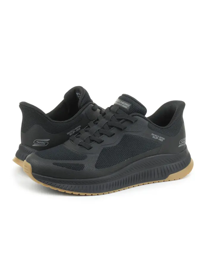 Skechers Męskie Sneakersy Bobs Squad 4 118423BBK Czarny | Sklep Monotox