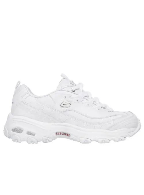 Skechers Damskie Sneakersy Dlites Fresh Start 11931WNVR Biały | Sklep Monotox