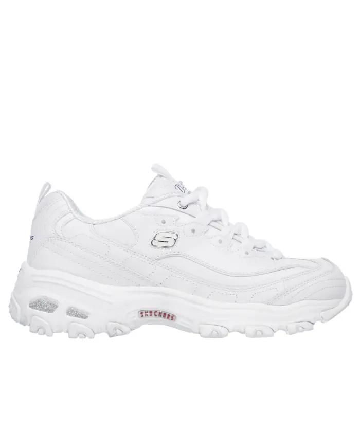 Skechers Damskie Sneakersy Dlites Fresh Start 11931WNVR Biały | Sklep Monotox