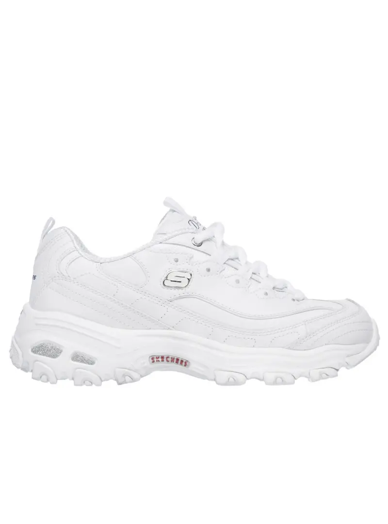 Skechers Damskie Sneakersy Dlites Fresh Start 11931WNVR Biały | Sklep Monotox