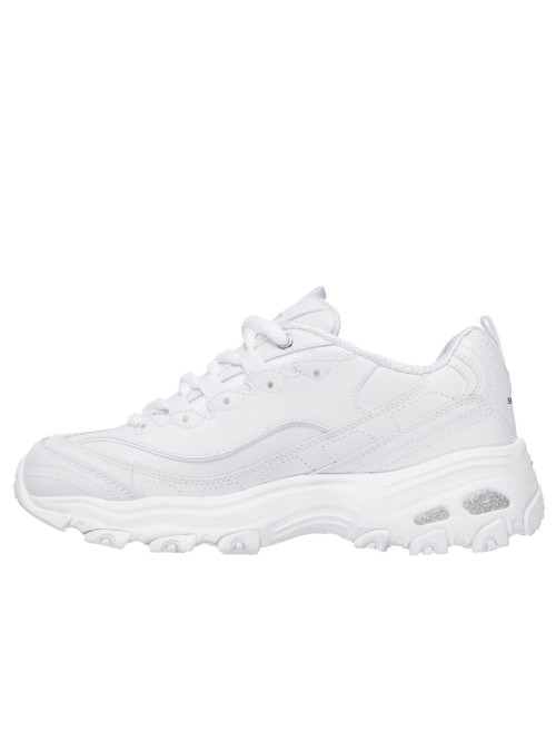 Skechers Damskie Sneakersy Dlites Fresh Start 11931WNVR Biały | Sklep Monotox