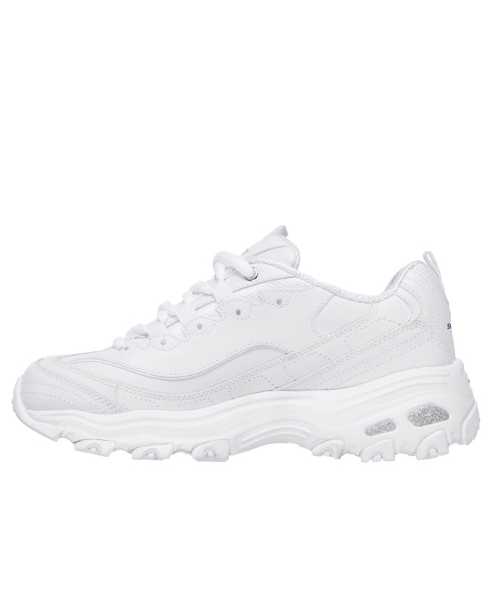 Skechers Damskie Sneakersy Dlites Fresh Start 11931WNVR Biały | Sklep Monotox