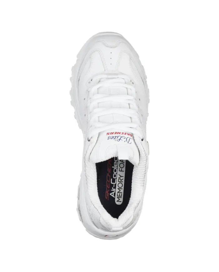 Skechers Damskie Sneakersy Dlites Fresh Start 11931WNVR Biały | Sklep Monotox