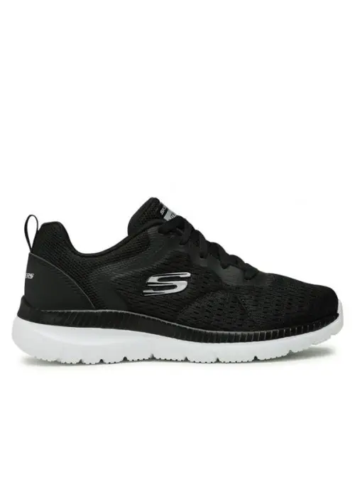 Skechers Damskie Sneakersy Bountiful Quick Path 12607BKW Czarny | Sklep Monotox