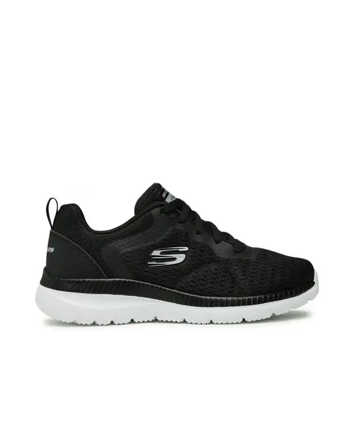 Skechers Damskie Sneakersy Bountiful Quick Path 12607BKW Czarny | Sklep Monotox