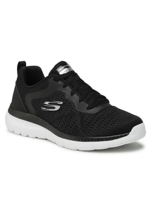 Skechers Damskie Sneakersy Bountiful Quick Path 12607BKW Czarny | Sklep Monotox