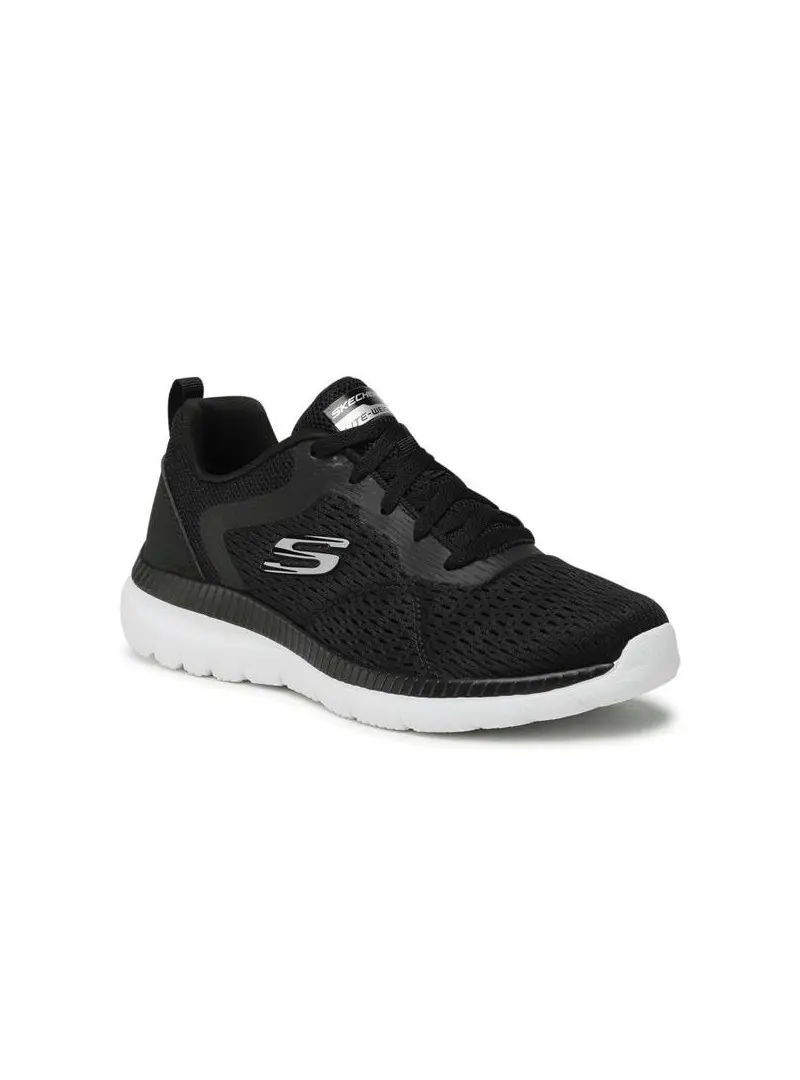 Skechers Damskie Sneakersy Bountiful Quick Path 12607BKW Czarny | Sklep Monotox