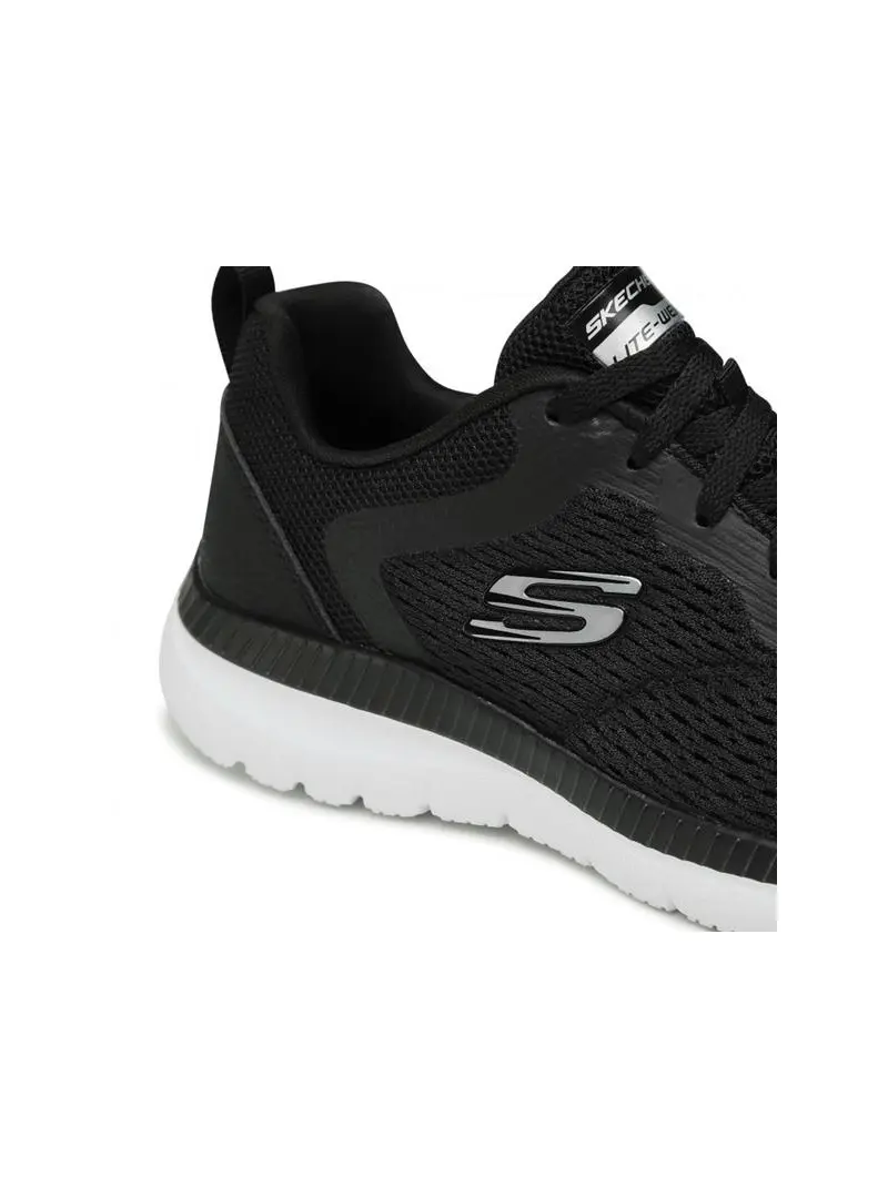 Skechers Damskie Sneakersy Bountiful Quick Path 12607BKW Czarny | Sklep Monotox
