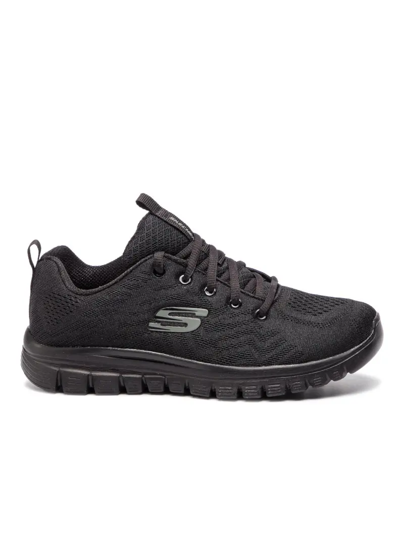 Skechers Damskie Sneakersy Graceful Get Connected 12615WBBK Czarny | Sklep Monotox