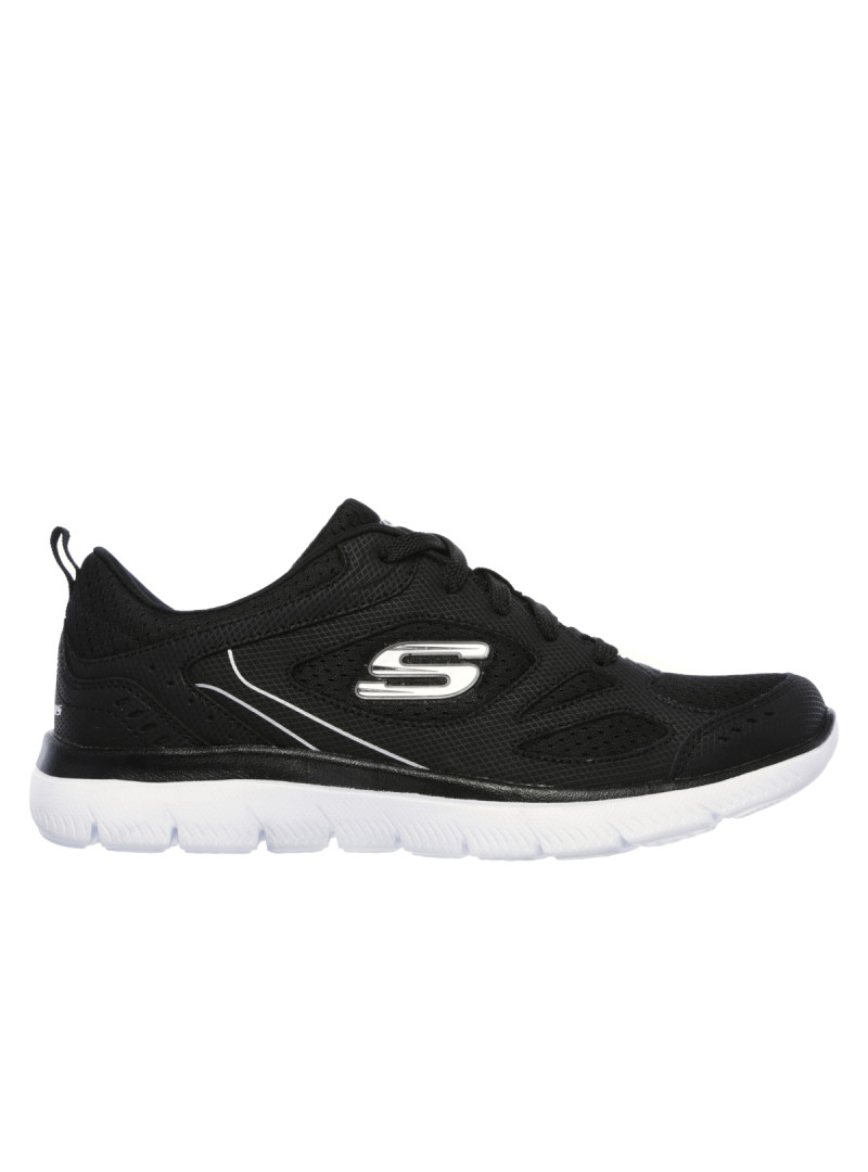 Skechers Damskie Sneakersy Summits Suited 12982BKW Czarny | Sklep Monotox
