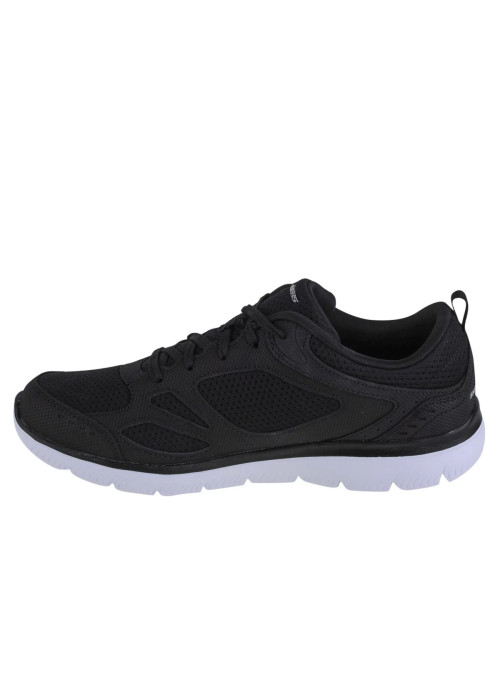Skechers Damskie Sneakersy Summits Suited 12982BKW Czarny | Sklep Monotox