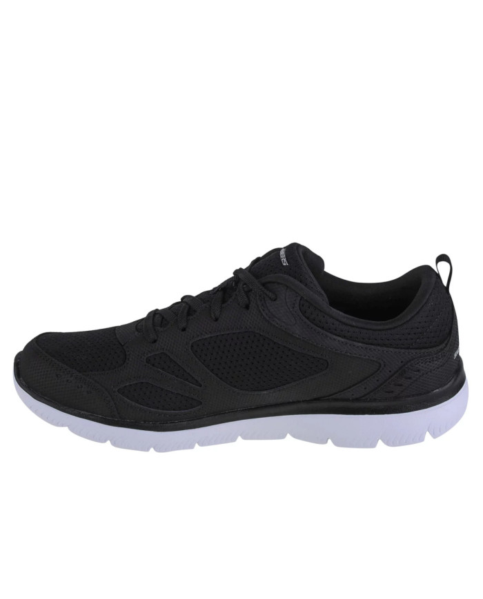 Skechers Damskie Sneakersy Summits Suited 12982BKW Czarny | Sklep Monotox