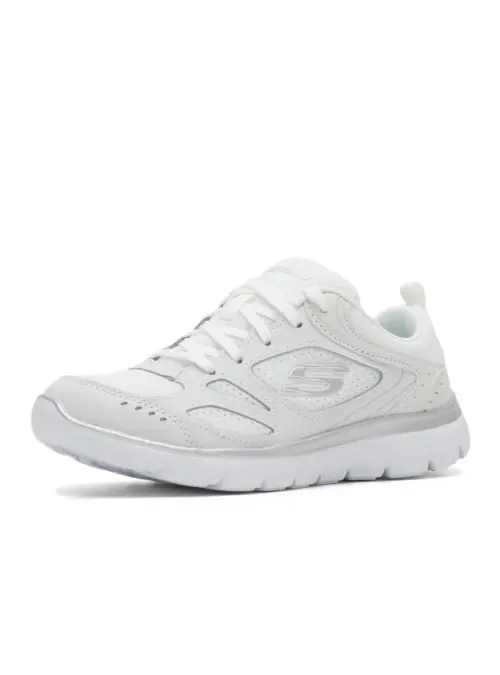 Skechers Damskie Sneakersy Summits Suited 12982WSL Biały | Sklep Monotox
