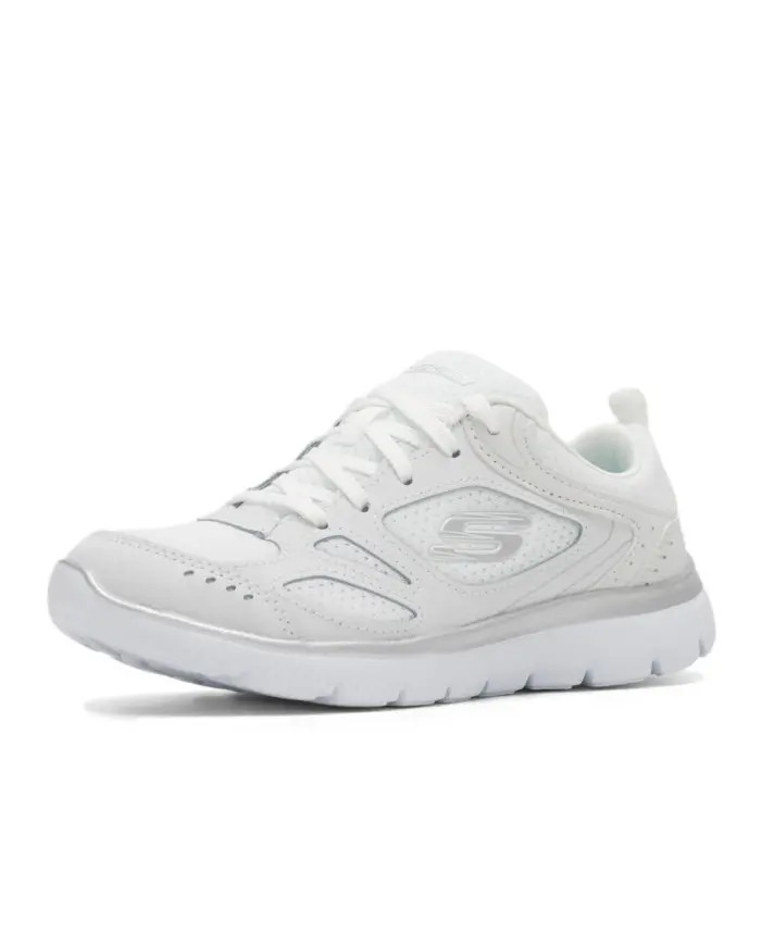Skechers Damskie Sneakersy Summits Suited 12982WSL Biały | Sklep Monotox