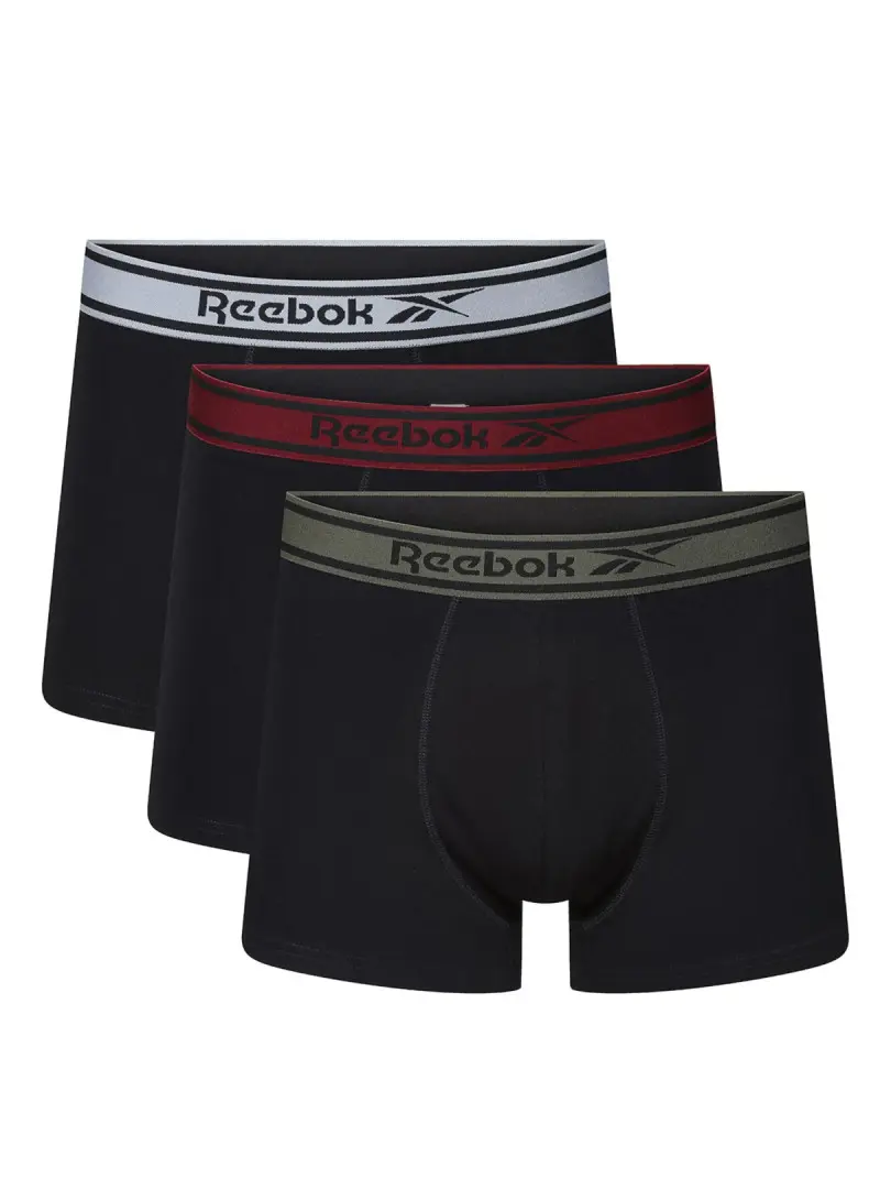Reebok Męskie Męska Bielizna Trunks Chesley 150433PKA Czarny | Sklep Monotox