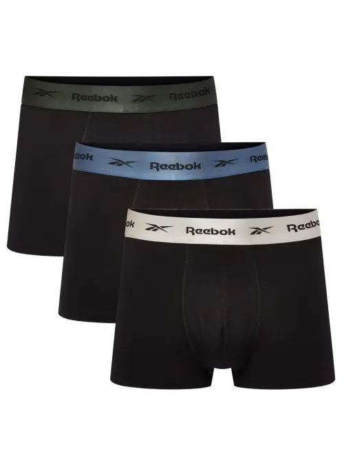 Reebok Męska Bielizna Rbk Trunks Adir 150963PKA Czarny | Sklep Monotox